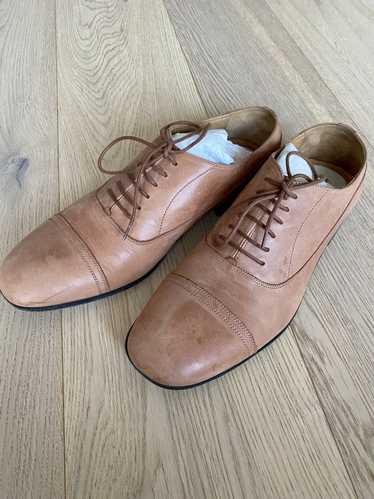 Maison Margiela Leather oxfords in soft peach size