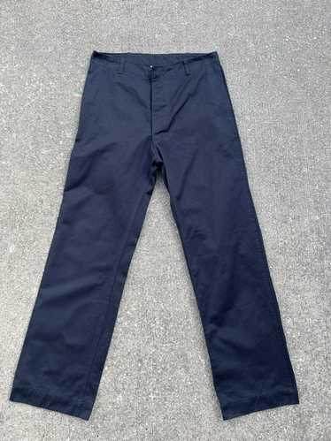 Zara Navy Blue Floral Pant Trouser XS