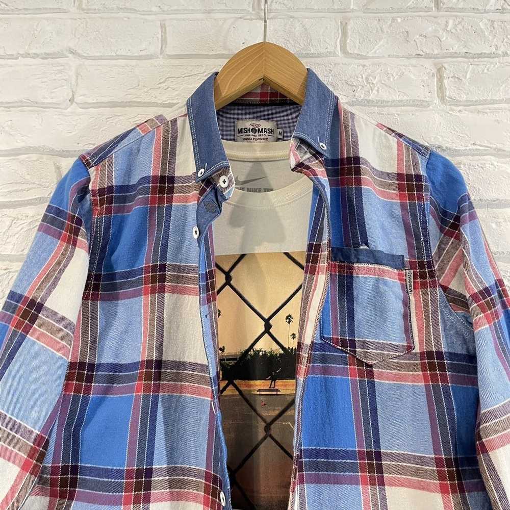 Flannel × Streetwear × Vintage Vintage Plaid Chec… - image 2