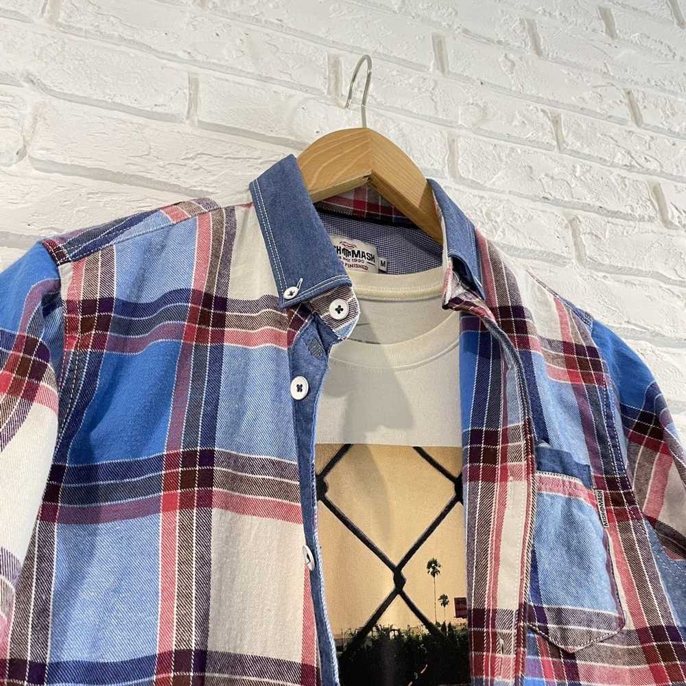 Flannel × Streetwear × Vintage Vintage Plaid Chec… - image 6