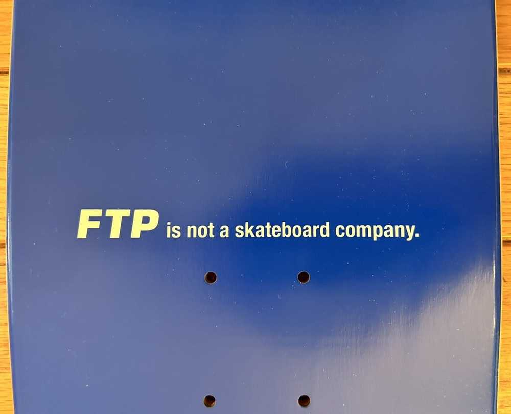 Fuck The Population FTP blue skate deck - image 3