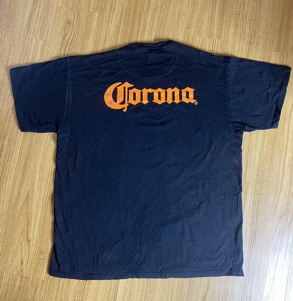 Streetwear × Vintage 90s Halloween Corona Beer T … - image 2