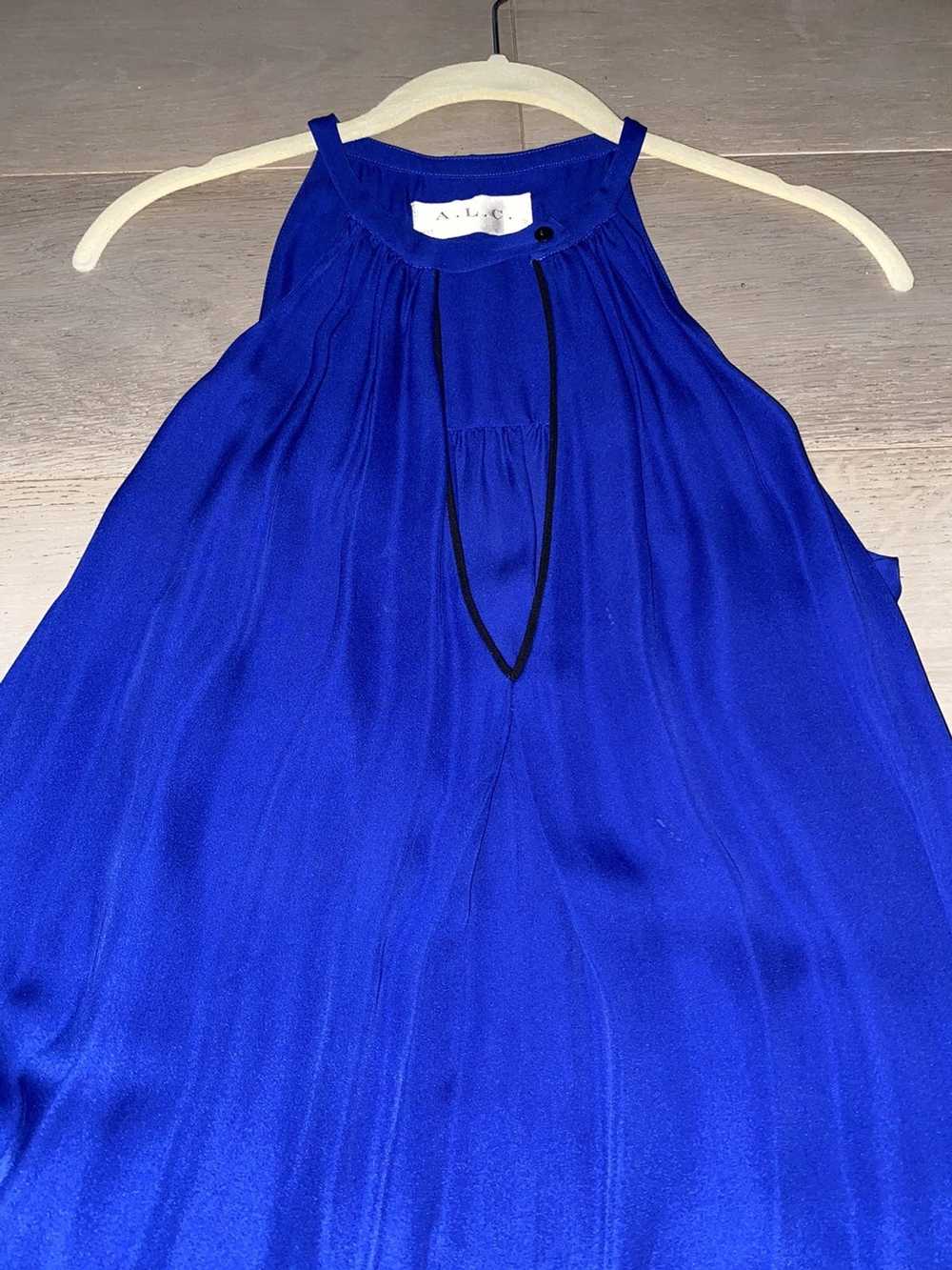 A.L.C. ALC Blue Silk Dress - image 1