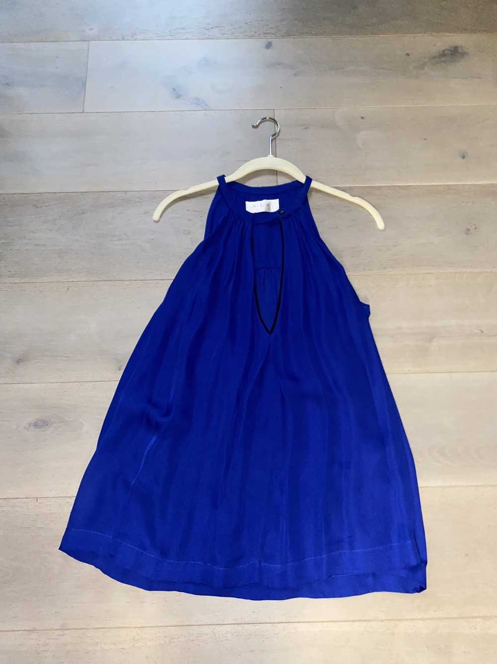 A.L.C. ALC Blue Silk Dress - image 2