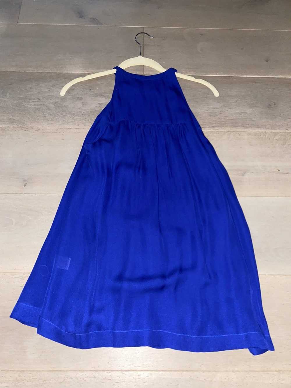 A.L.C. ALC Blue Silk Dress - image 3