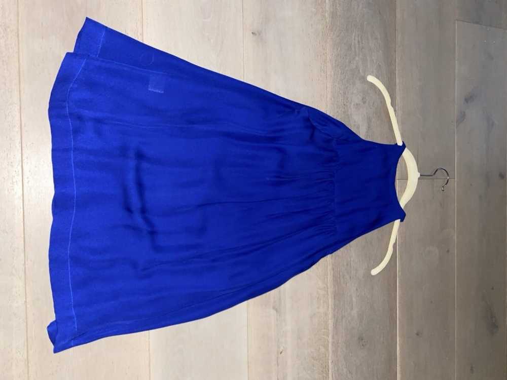 A.L.C. ALC Blue Silk Dress - image 4