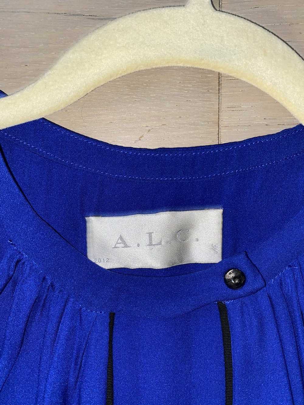 A.L.C. ALC Blue Silk Dress - image 6