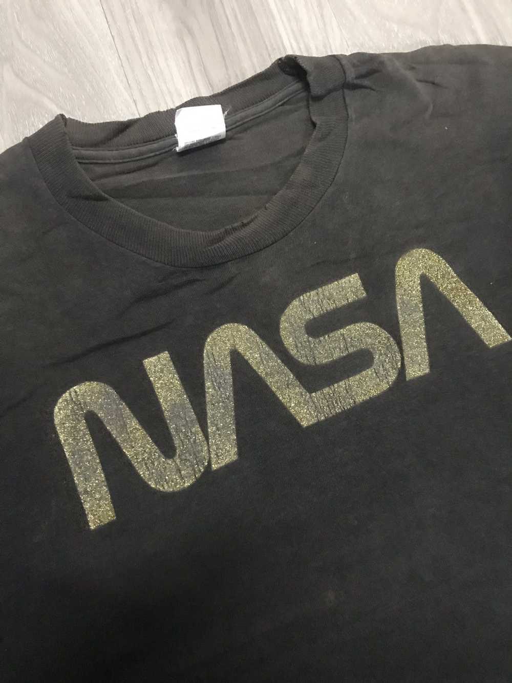 Nasa VTG 80s SUN FADED NASA ROUND NECK T-SHIRT - image 3