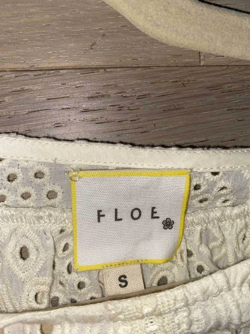Designer Floe Sheer Blouse - image 6