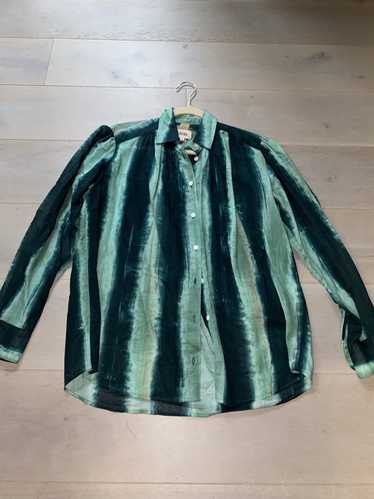 Designer × Diega Diega Tie Dye Button Up Long Slee