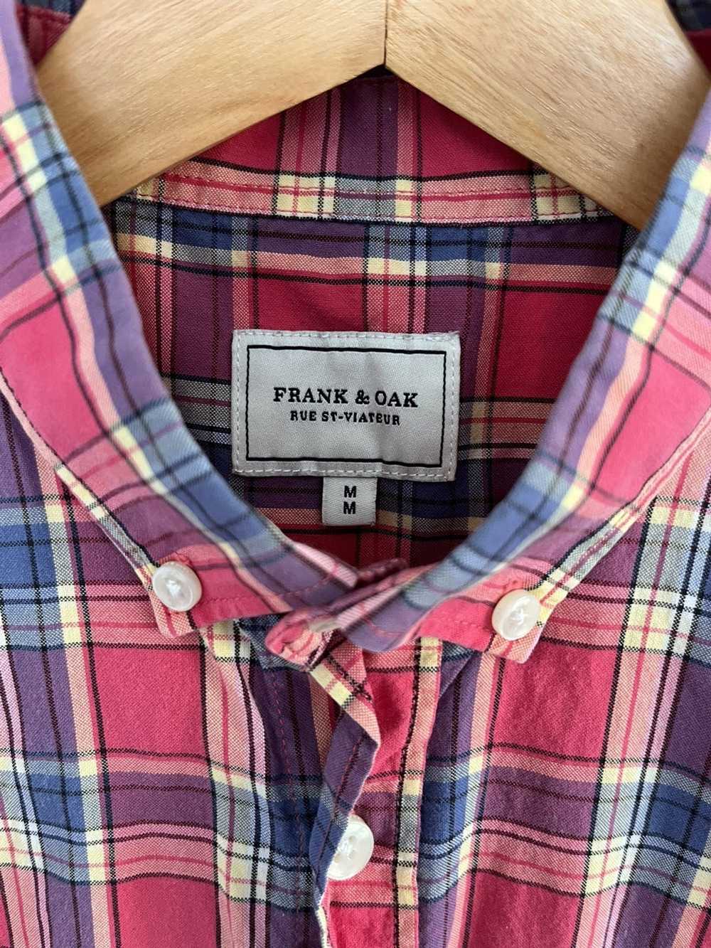 Frank & Oak Short sleeve madras button up - image 2