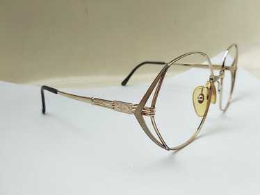 Dior Vintage Christian Dior 2302 Gold Eyeglasses … - image 1