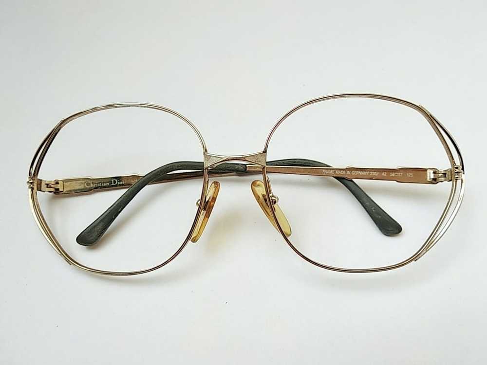 Dior Vintage Christian Dior 2302 Gold Eyeglasses … - image 4