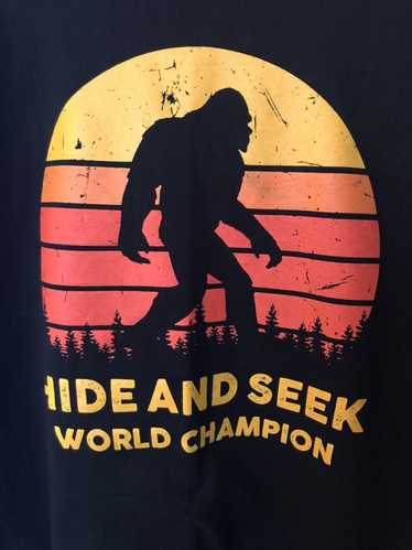 Hanes Tee: Bigfoot hide and seek world champion sh