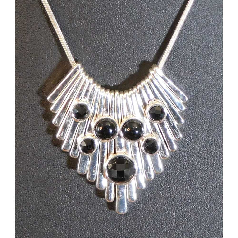 Other Silver Tarantula Eye Necklace - image 2