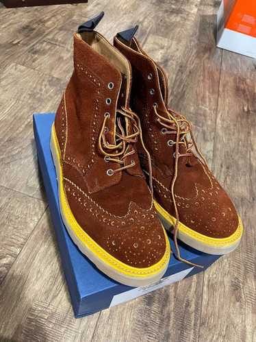 Mark Mcnairy New Amsterdam Suede Brogue Boots - Bu