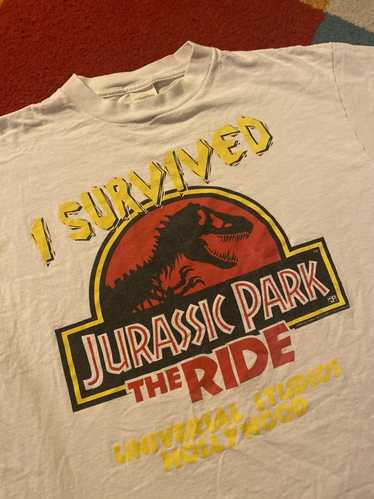 Vintage Vintage 1995 I Survived Jurassic Park
