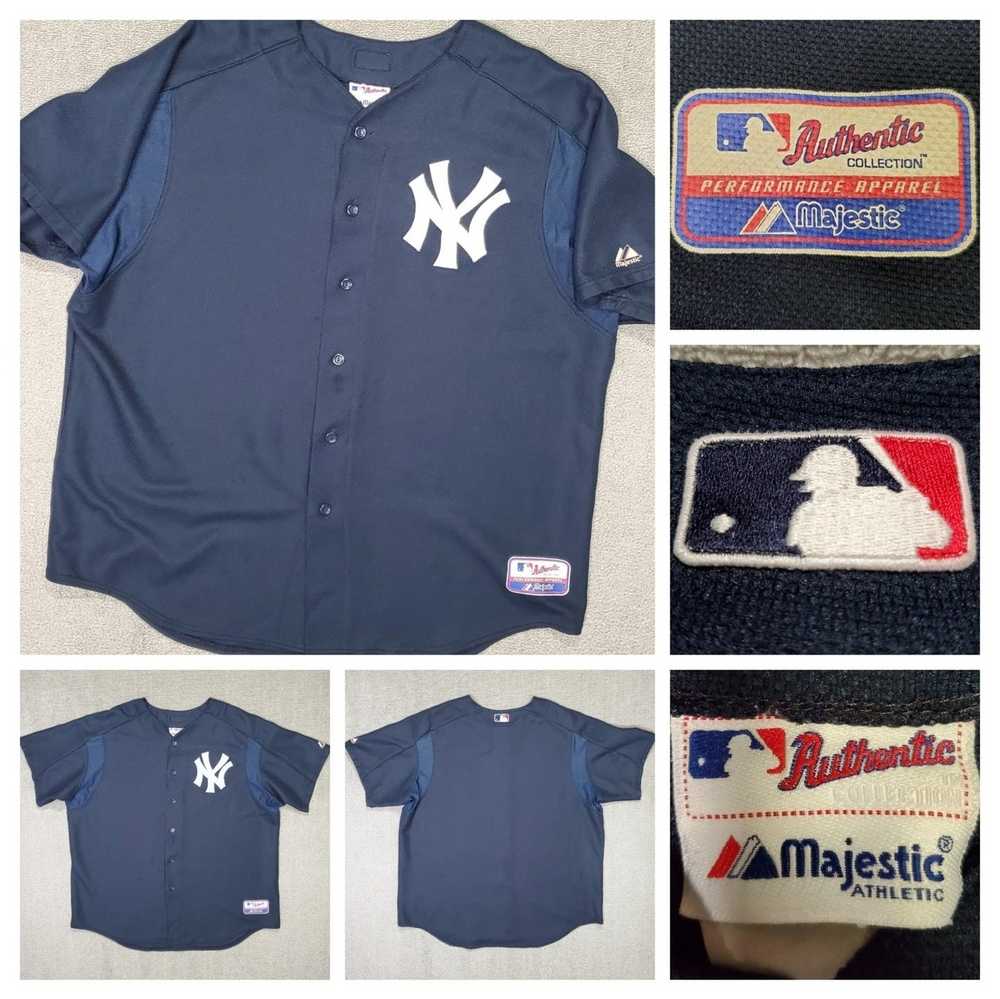 Rare NY Yankees Home Derek Jeter Majestic Jersey XXL 9/11 NYPD NYFD patches