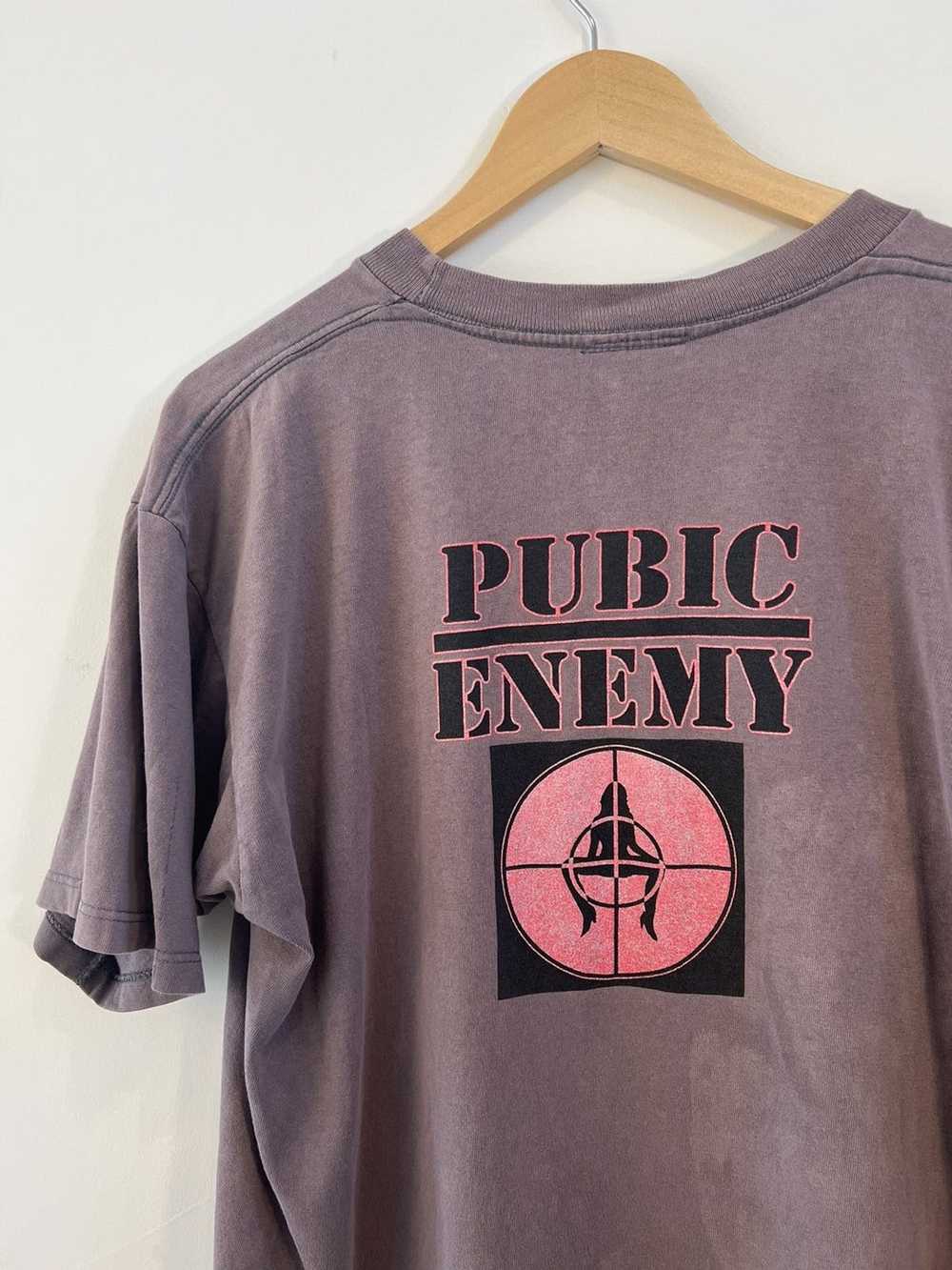 Super RARE Vintage 90's Public Enemy Rapp Style Baseball Jersey Asiatic XL