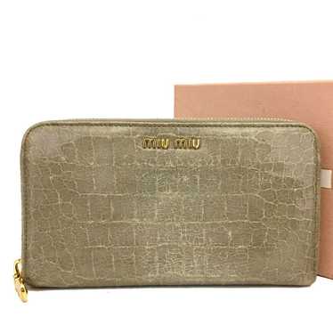 Miu Miu Crocodile wallet