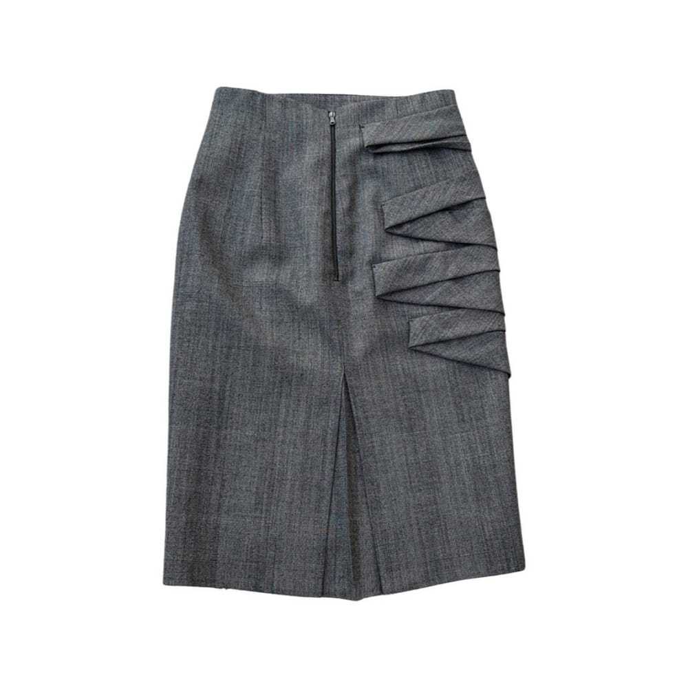 Gianfranco Ferré Wool mid-length skirt - image 2