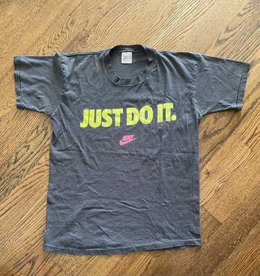 Vintage Nike Black / Orange Just Do It T Shirt (Size S) NWT — Roots