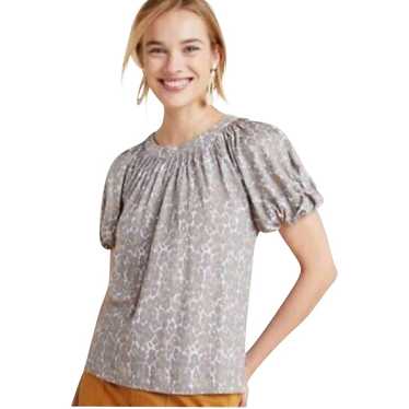 Anthropologie Linen blouse