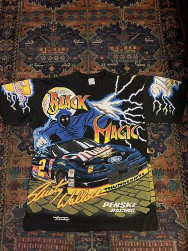 NASCAR *RaRe* Rusty Wallace black magic tee