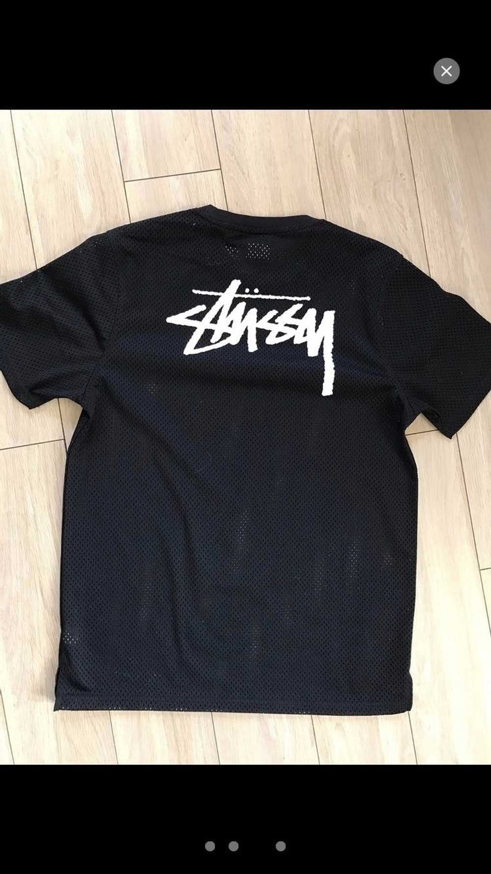 Stussy × Vintage Stussy mesh shirt jersey small V… - image 2