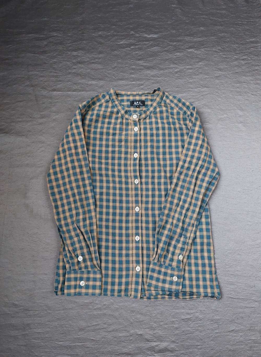 A.P.C. × Flannel × Streetwear Vintage shirt Flann… - image 1