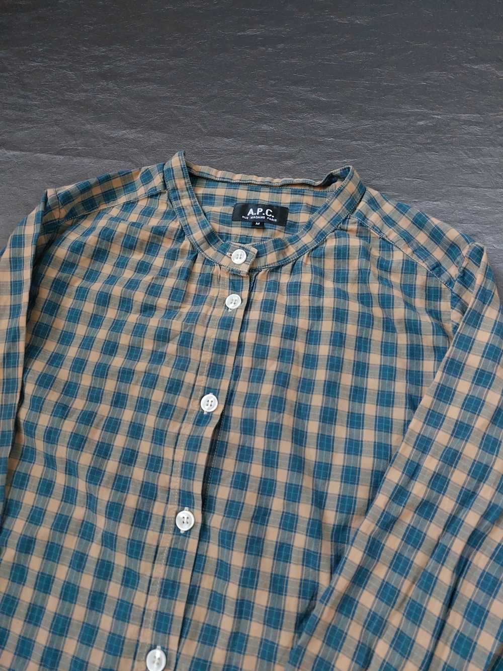 A.P.C. × Flannel × Streetwear Vintage shirt Flann… - image 3
