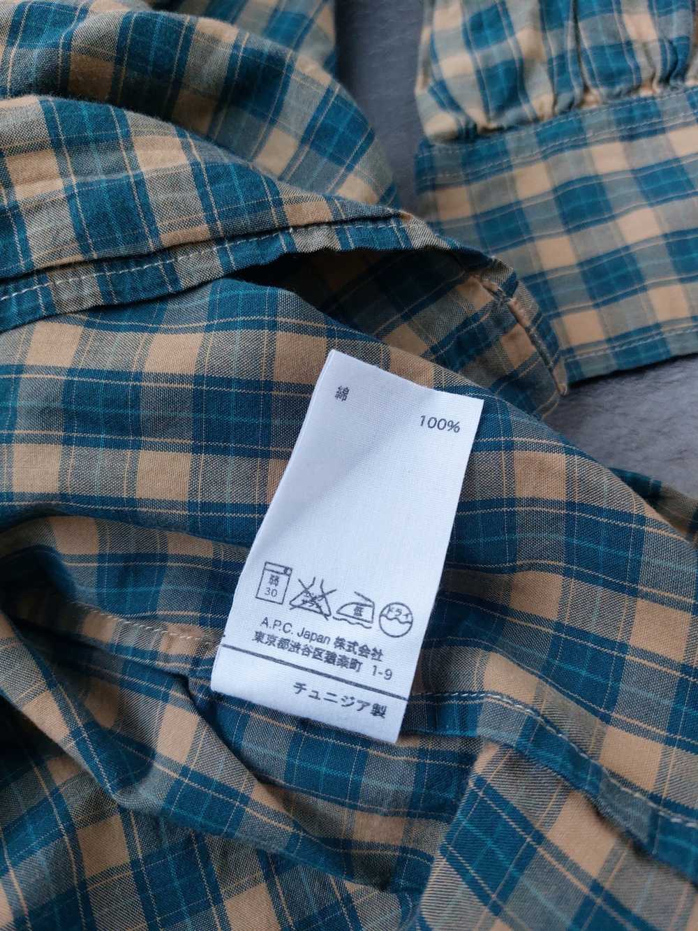A.P.C. × Flannel × Streetwear Vintage shirt Flann… - image 7