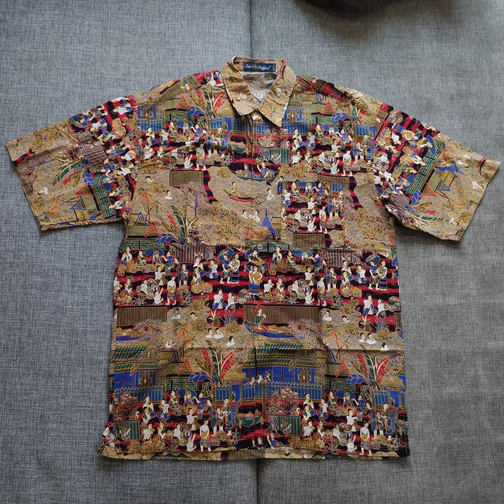 Art × Crazy Shirts × Hawaiian Shirt Vintage Y2K H… - image 1