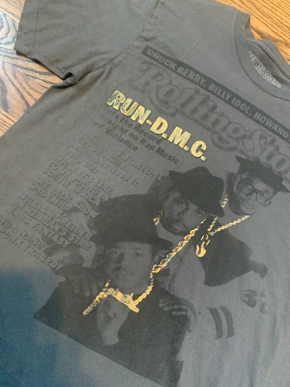 Rap Tees × Run Dmc × The Rolling Stones Run DMC X… - image 2