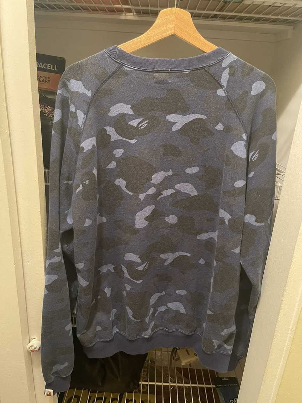 Bape × Swarovski Bape Swarovski ice blue crewneck… - image 4