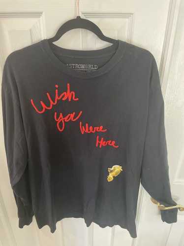 Travis Scott Concert Shirt Astroworld 2018 Wish You Were Here Tour Tee  Shirt M