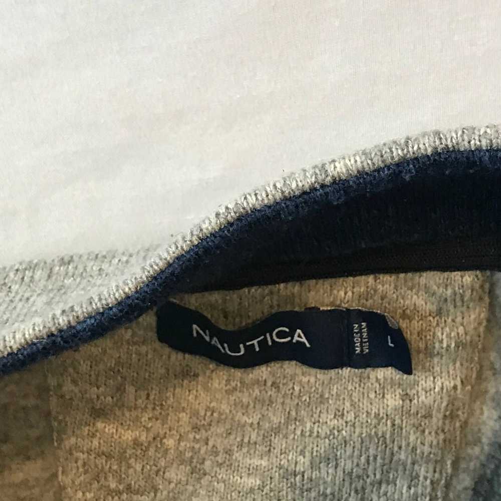 Nautica Nautica 1/4 zip sweater Mens L - image 2