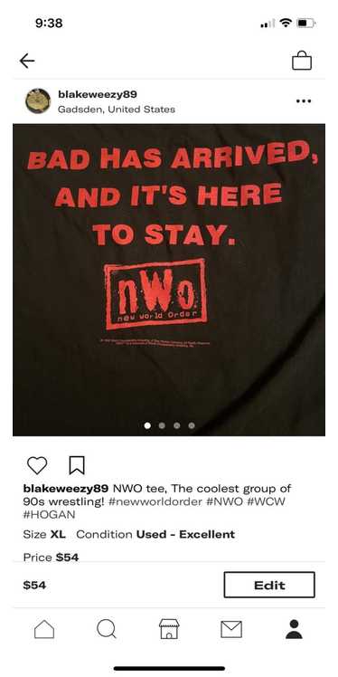 Vintage NWO wolfpac Tee