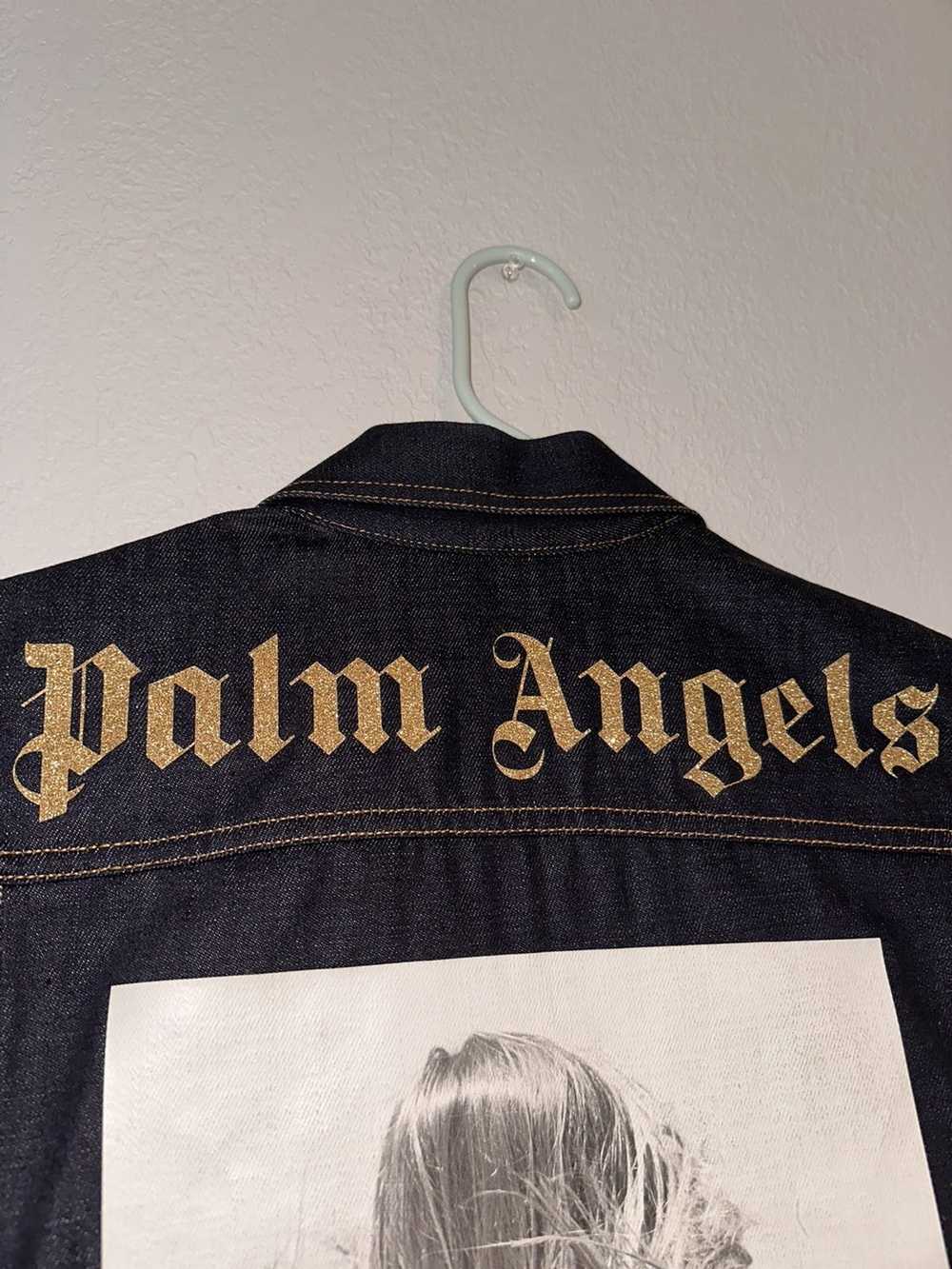 Palm Angels Palm Angles denim lace vest - image 9