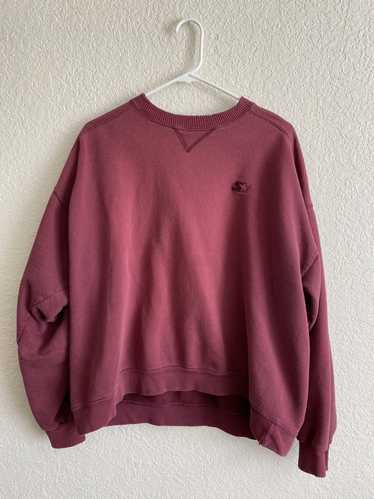 Starter × Vintage 1990s Vintage Faded Burgundy Cre