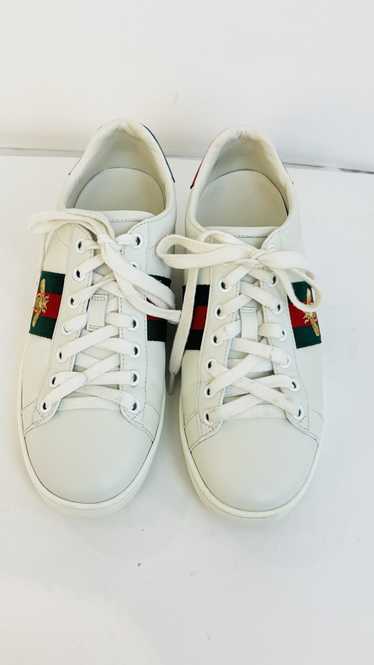 Gucci GUCCI Calfskin Ayers Bee Embroidered Womens 