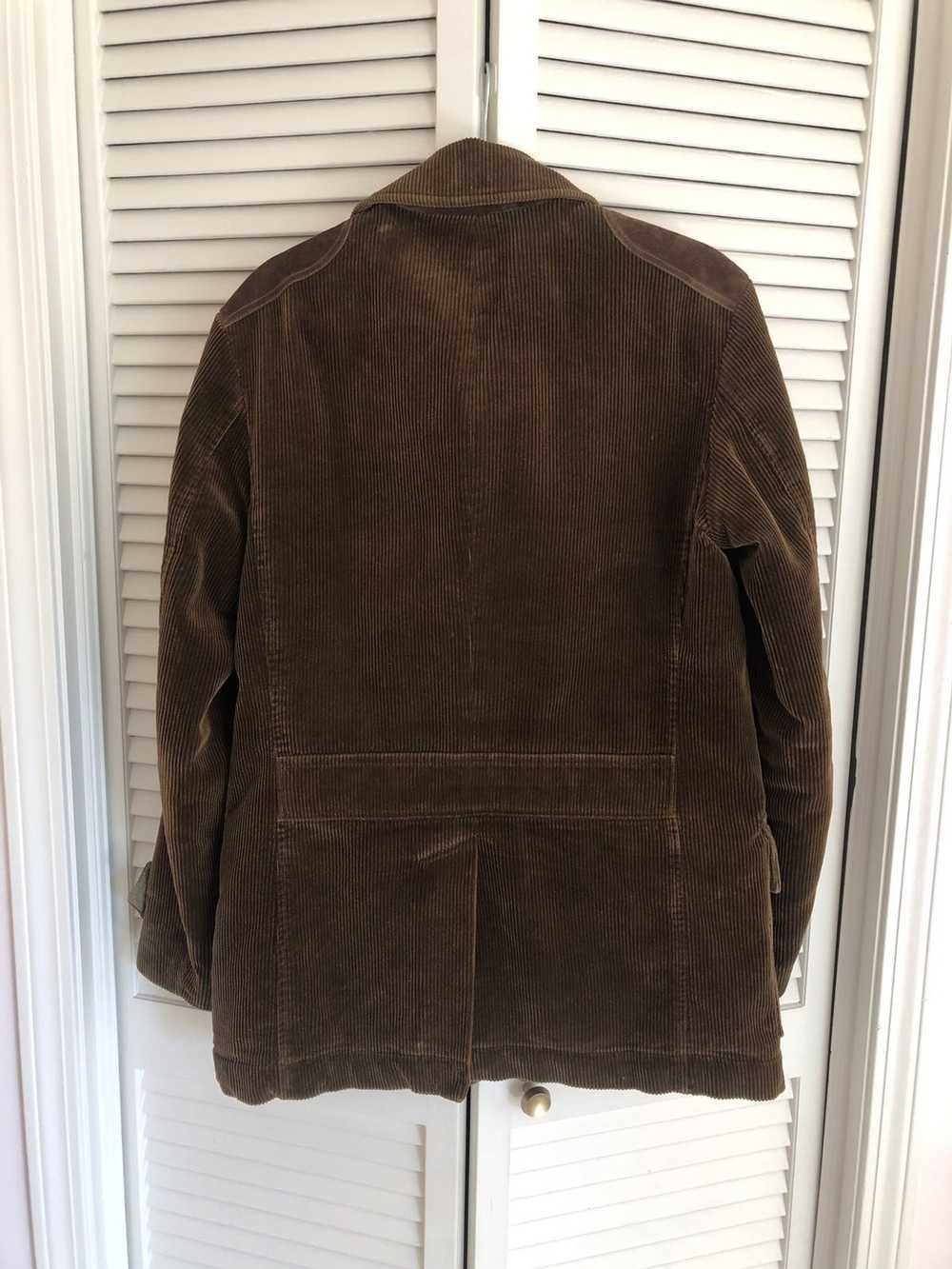 Polo Ralph Lauren Corduroy Hunting Jacket w/ Plai… - image 2