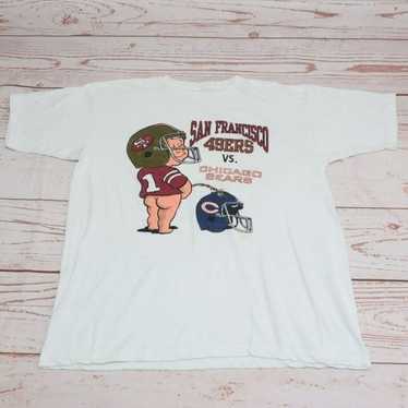 Vintage NFL (Hanes) - Cincinnati Bengals Helmet Single Stitch T-Shirt 1990s Large