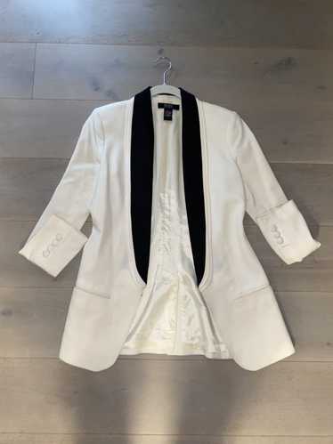 Designer BODY by Victoria White Tuxedo Suit Jacket