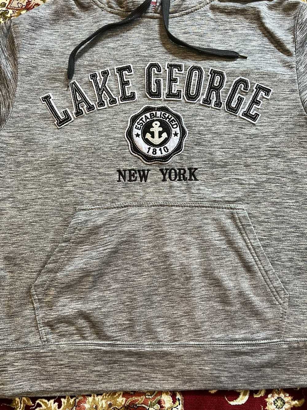 Streetwear Lake George NY Souvenir Unisex GRAY Ho… - image 2