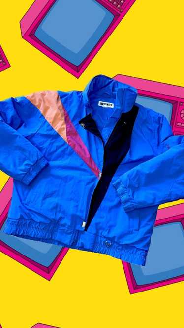 Obermeyer Blue/Pink/Orange Puffer Jacket Bomber Ja