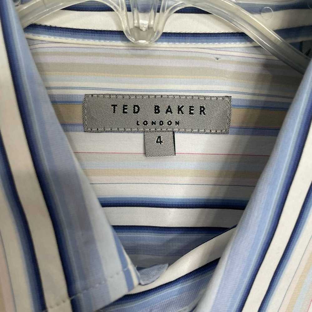 Ted Baker Ted Baker Light Blue Striped Long Sleev… - image 4