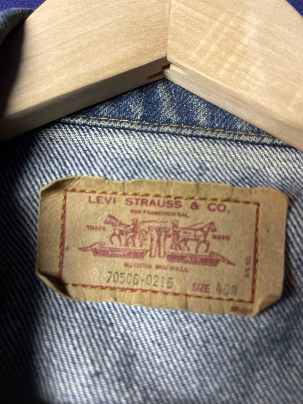 Vintage Vintage made in the USA Levi’s jean jacket - image 2