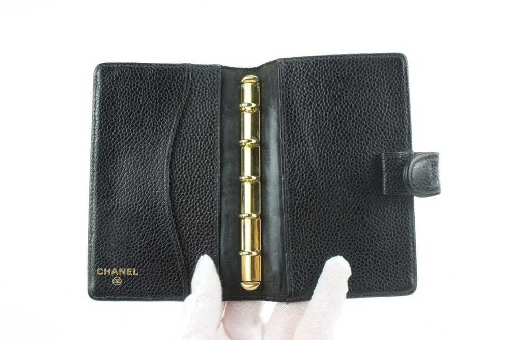 Chanel Chanel Caviar CC Logo Mini Agenda or Card … - image 10