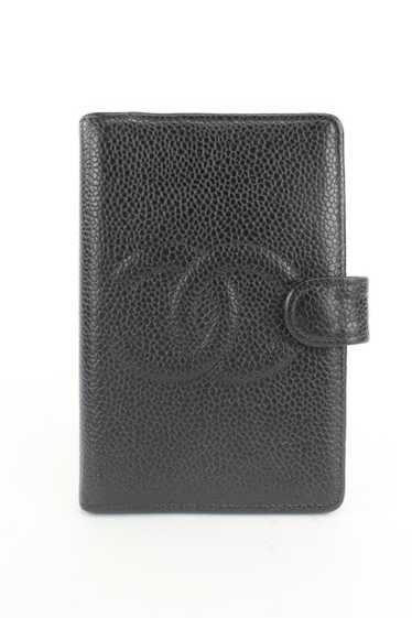 Chanel Chanel Caviar CC Logo Mini Agenda or Card … - image 1